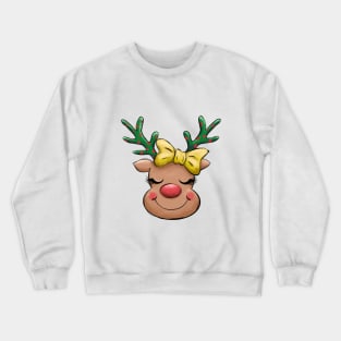 Baby Deer Christmas Crewneck Sweatshirt